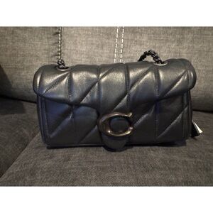 Coach Black Quilted Crossbody Bag